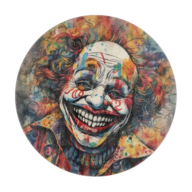 Planche À Découper Clown coloré (Devant)