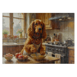 Planche À Découper Cocker Spaniel cuisine dans la cuisine