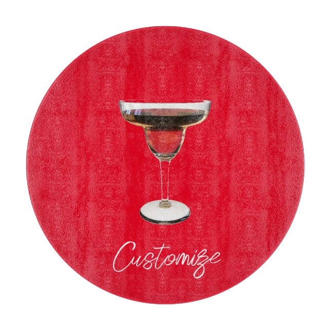 Planche À Découper Cocktail Big Red Margarita Boire Thunder_Cove (Devant)
