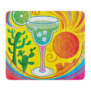 Planche À Découper Cocktail Coloré
