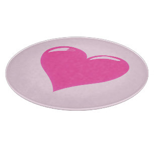 Planche À Découper Coeur rose - Amour