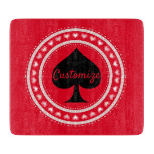 Planche À Découper Coeurs cercles pique noir Thunder_Cove