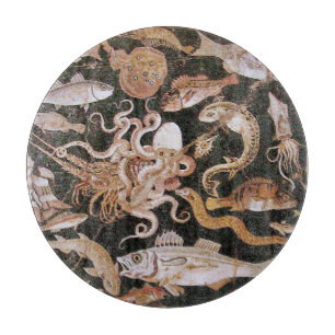 PLANCHE À DÉCOUPER COLLECTE DE POMPÉII / OCÉAN - SCÈNE DE LA VIE MARI