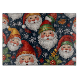 Planche À Découper Collection Noël vintage du Père Noël