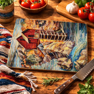 Planche À Découper Colorado Rocky Mountains River Crystal Mill