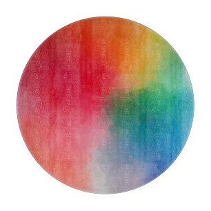 Planche À Découper Coloré Abstrait Blank Modèle Élégant