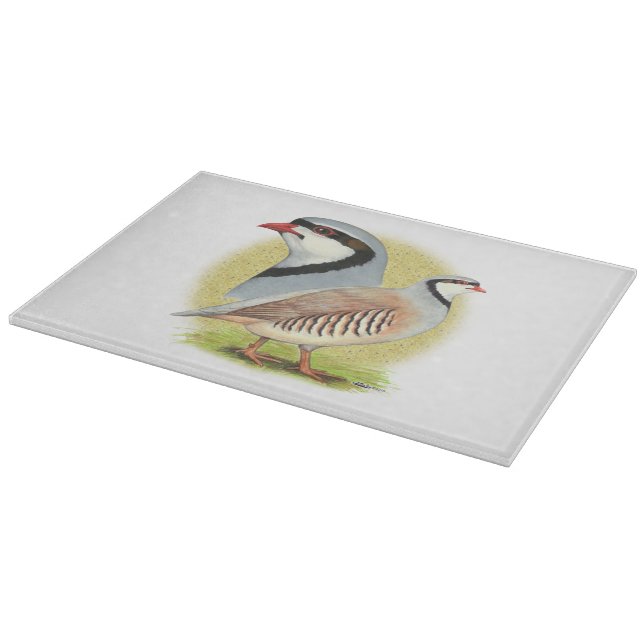 Planche À Découper Combo de perdrix de Chukar (Coin)