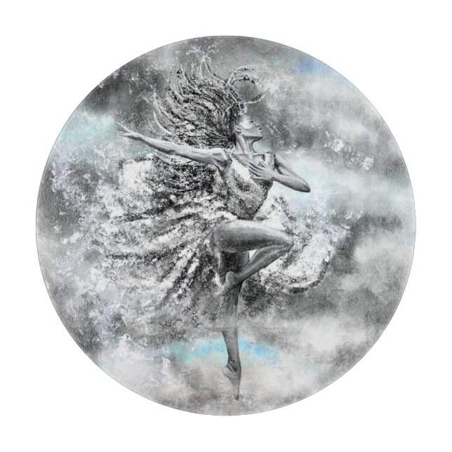 Planche À Découper Commission de coupe de femmes dansantes (Devant)