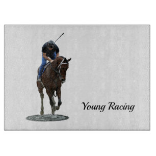 Planche À Découper Commission de découpe de chevaux de race Thoroughb