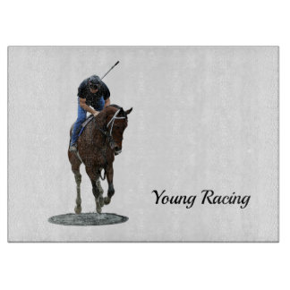 Planche À Découper Commission de découpe de chevaux de race Thoroughb
