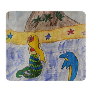 Planche À Découper Commission de découpe de Mermaid Island