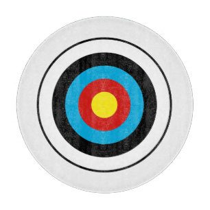 Planche À Découper Conception cible Bullseye