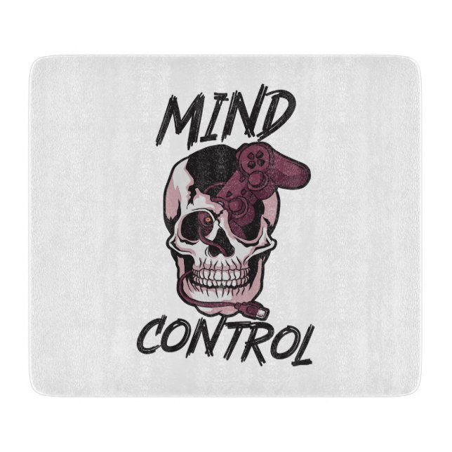 Planche À Découper Conception de jeux de contrôle mental (Devant)