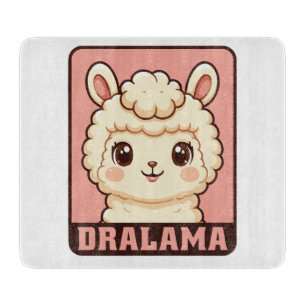 Planche À Découper Conception d'illustration de lama mignon