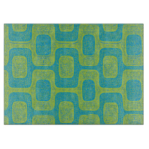 Planche À Découper Conception géométrique moderne du milieu du siècle