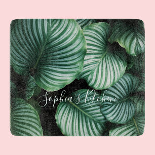 Planche À Découper Conception, nom ou texte d'une grande feuille clas