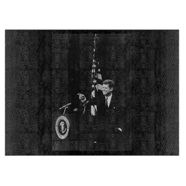 Planche À Découper Conférence de John Kennedy 35e président des États (Devant)
