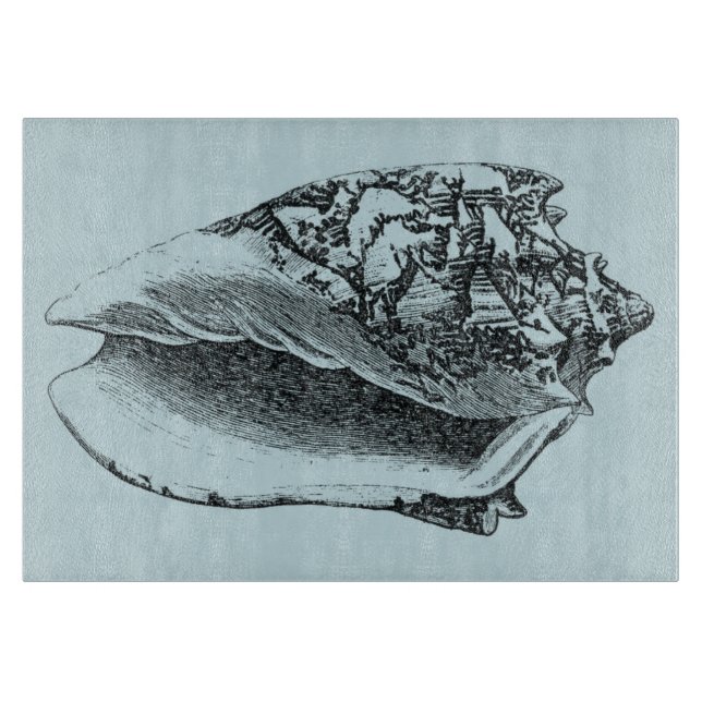 Planche À Découper Conque Shell d'Aqua (Devant)