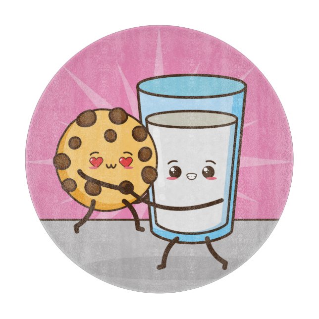 Planche À Découper Conseil de coupe des aliments de Kawaii (Devant)