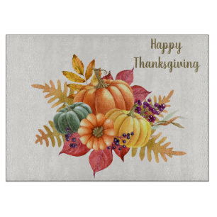 Planche À Découper Conseil de coupe des Citrouilles de Thanksgiving