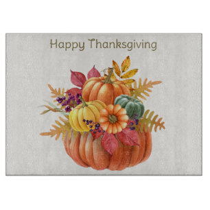 Planche À Découper Conseil de coupe des Citrouilles de Thanksgiving