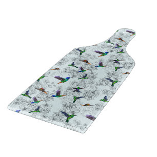 Planche À Découper Conseil de coupe des oiseaux de printemps Colibri