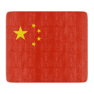 Planche À Découper Conseil de coupe du drapeau chinois (Chine)
