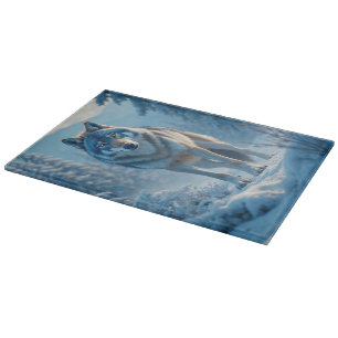 Planche À Découper Conseil de coupe du loup d'hiver