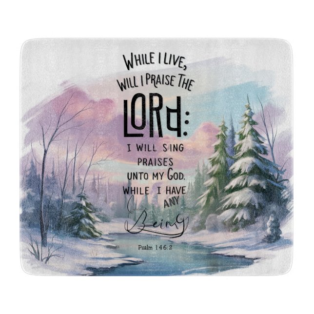 Planche À Découper Conseil de découpe Inspirationnel de la Bible/Écri (Devant)