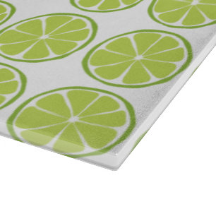 Planche À Découper Conseil de taille du verre de chaux d'agrume d'été