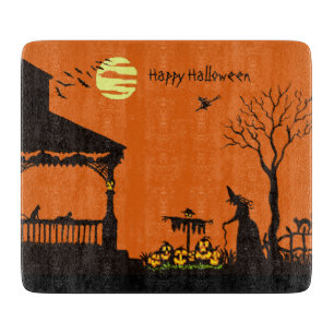 Planche À Découper Conseil de taille du verre de Halloween, sorcière,