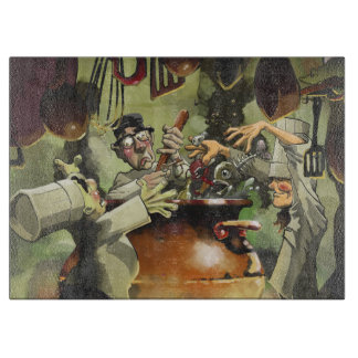 Planche À Découper Conseil décoratif de taille du verre de 3 chefs