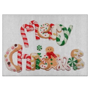 Planche À Découper Conseil/Noël de taille du verre