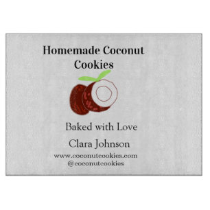 Planche À Découper Cookies maison coco frais nom site web social