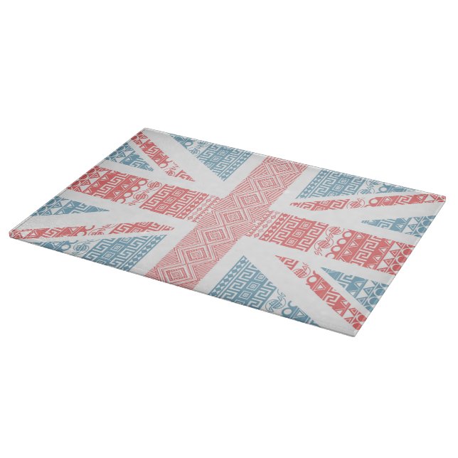 Planche À Découper Cool fantastique tendance Aztec U.K.Union Jack Dra (Coin)