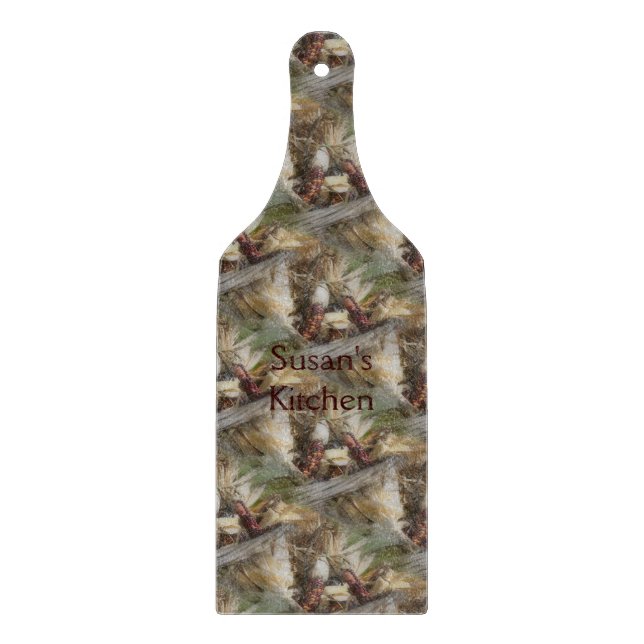 Planche À Découper Corn indien de couleur Motif naturel (Devant)