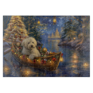 Planche À Découper Coton De Tulear Noël Festive Voyage