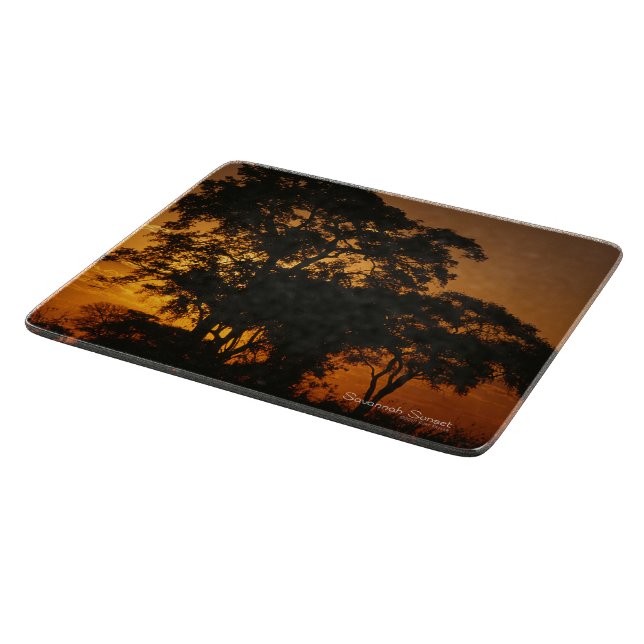 Planche À Découper Coucher de soleil de Savannah (Coin)
