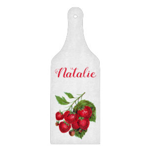Planche À Découper Couleur d'eau personnalisée Fraise
