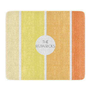Planche À Découper Couleur Jaune Soleil Blocs Hip Charcuterie moderne