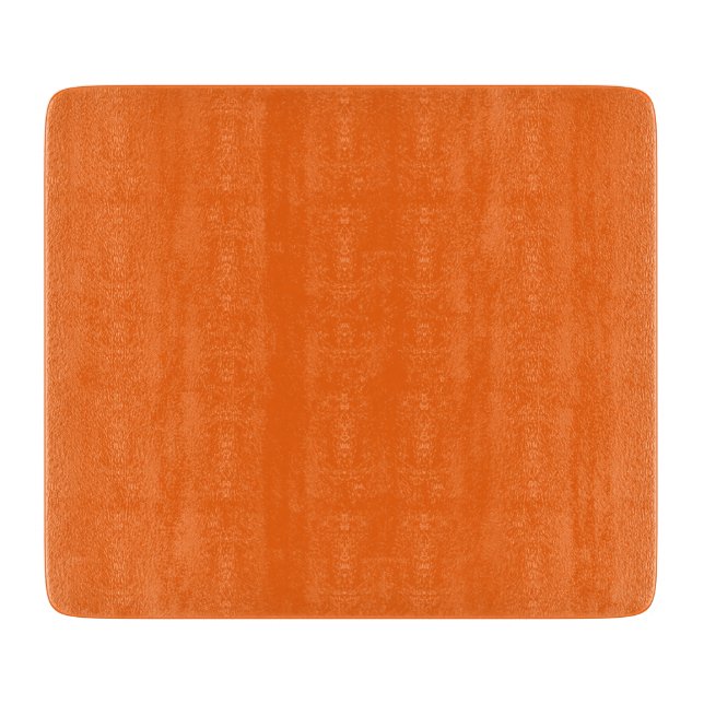 Planche À Découper Couleur solide de tigre orange (Devant)