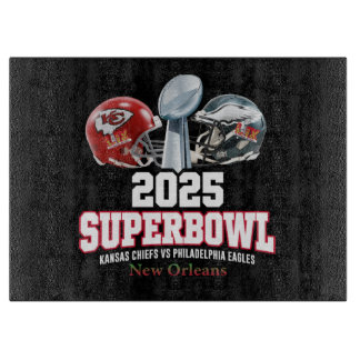Planche À Découper Coupe du Super Bowl 2025