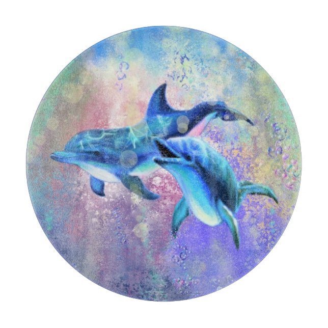 Planche À Découper Couple Dauphin Cutboard (Devant)