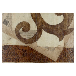 Planche À Découper Coupure de journal vintage