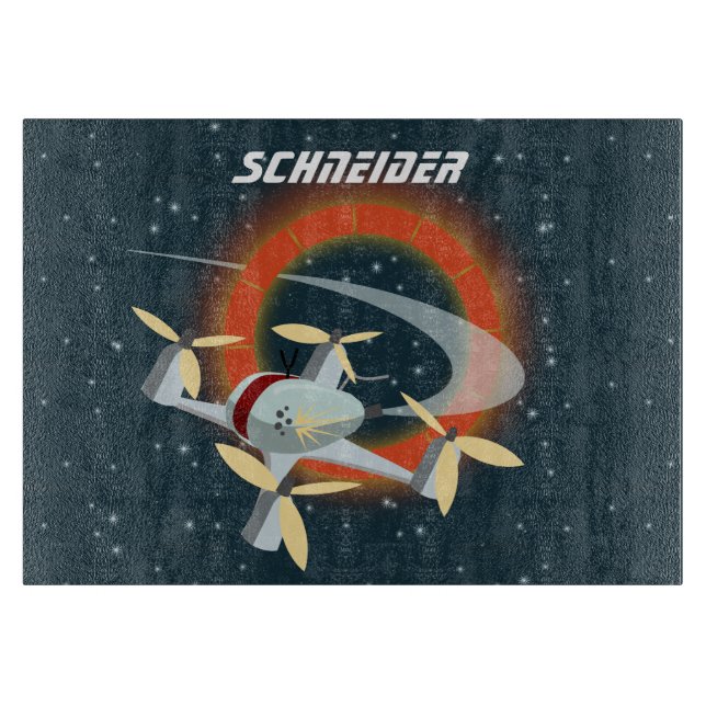 Planche À Découper Course de drones (Devant)