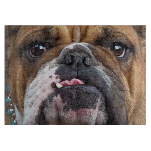 Planche À Découper Coussin de jet de Bouledogue Anglais