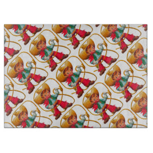 Planche À Découper Cowboy Retro Boy Child Cute Western