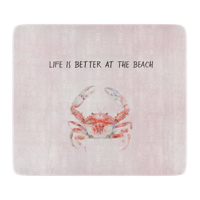 Planche À Découper Crabe de l'océan Rouge Fardé (Devant)