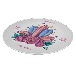 Planche À Découper Créez vos propres cristaux et roses