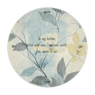 Planche À Découper Créez Vos Propres Fleurs Jaunes Doux Minimalistes